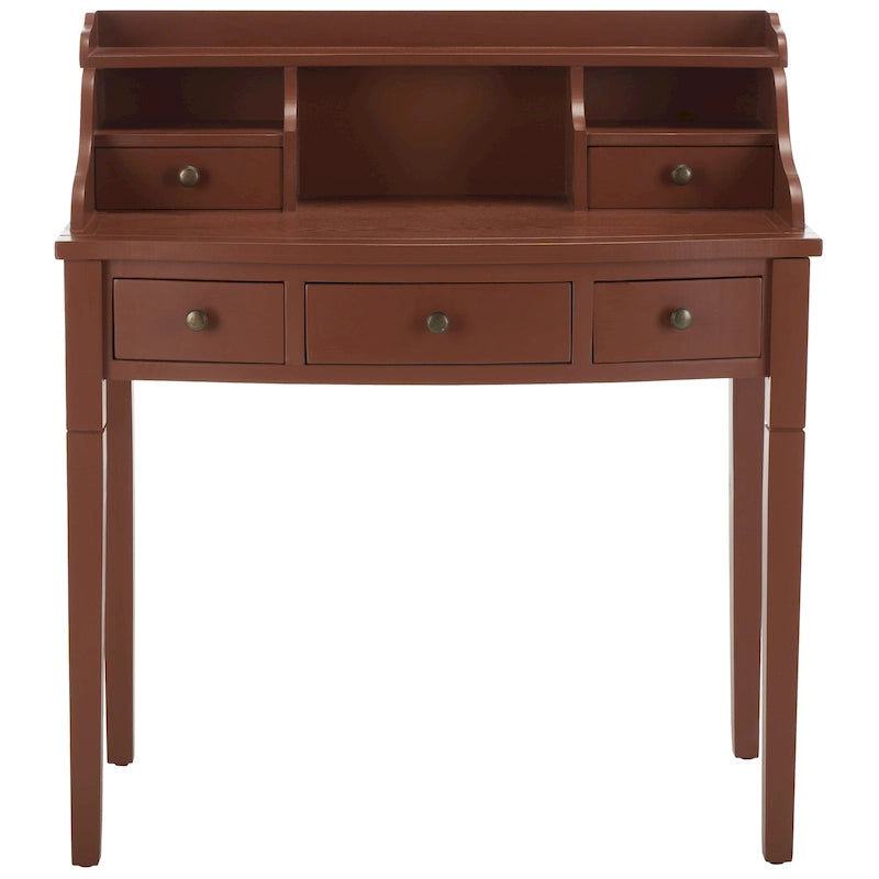 Bureau secrétaire à cinq tiroirs