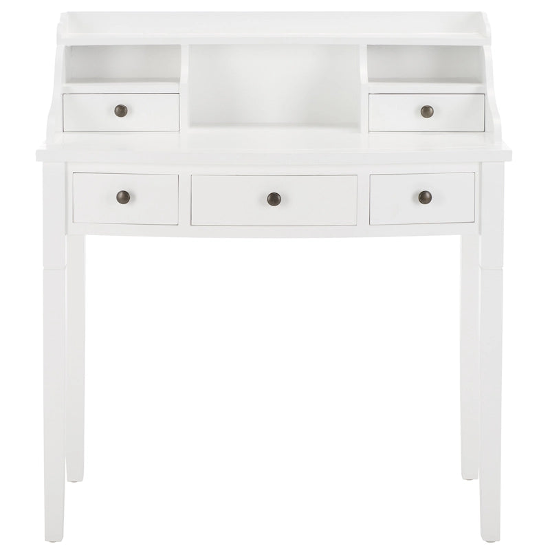 Bureau secrétaire à cinq tiroirs