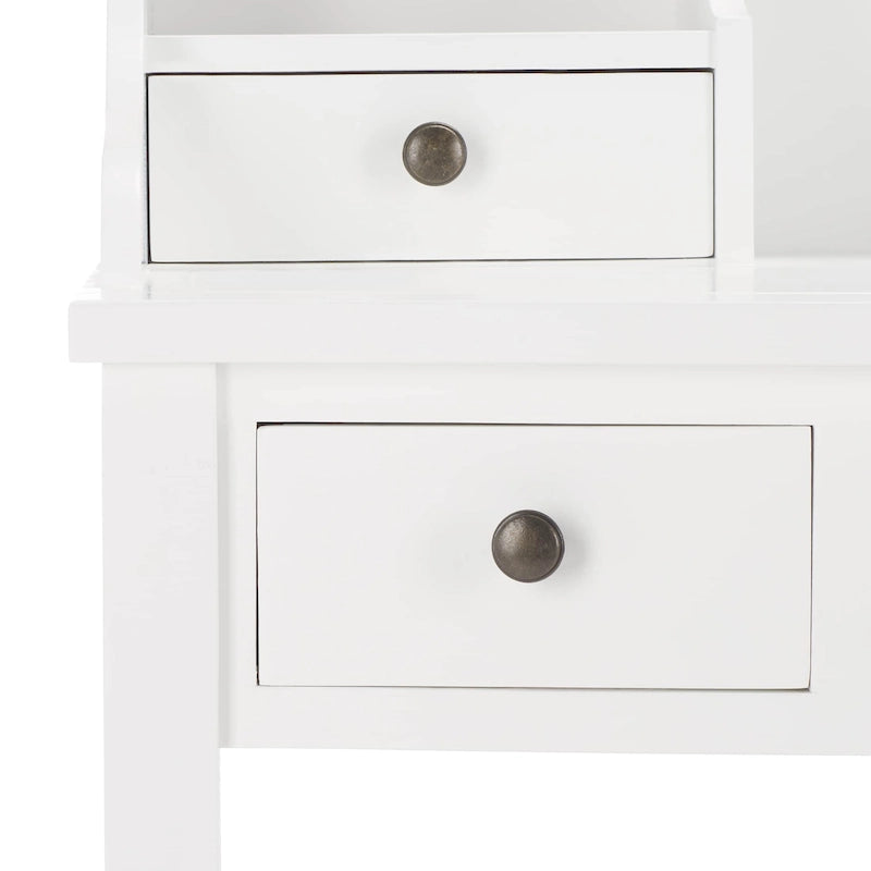 Bureau secrétaire à cinq tiroirs
