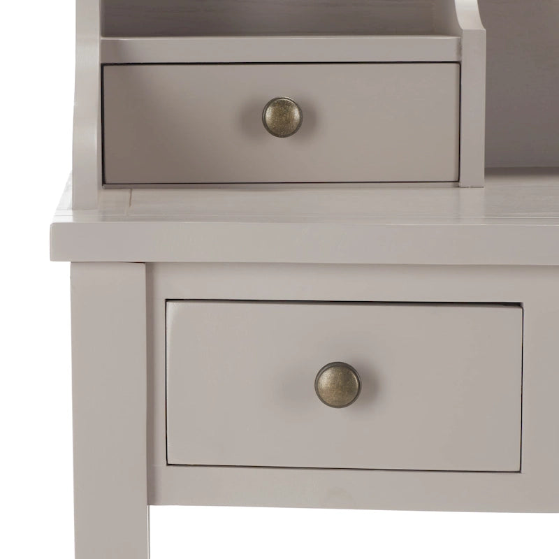 Bureau secrétaire à cinq tiroirs