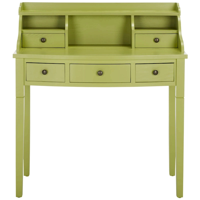 Bureau secrétaire à cinq tiroirs