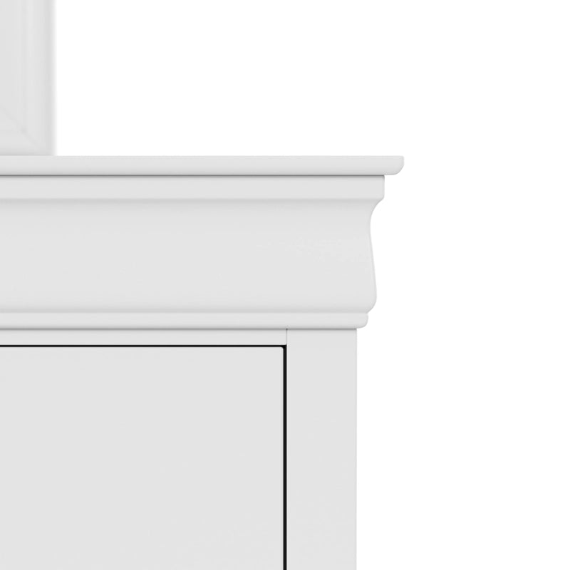 Commode traditionnelle en bois massif à six tiroirs