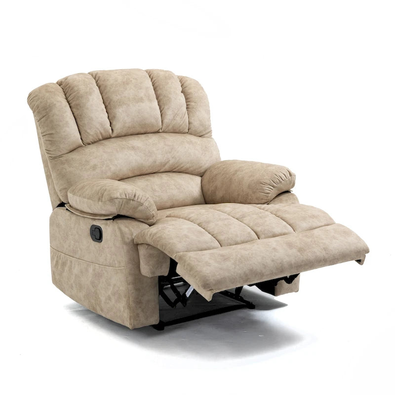 Grand fauteuil inclinable manuel rembourré