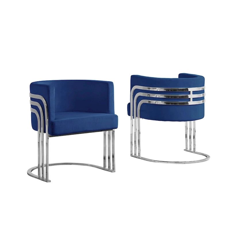 Fauteuils d'appoint de la meilleure qualité avec base chromée (unité)