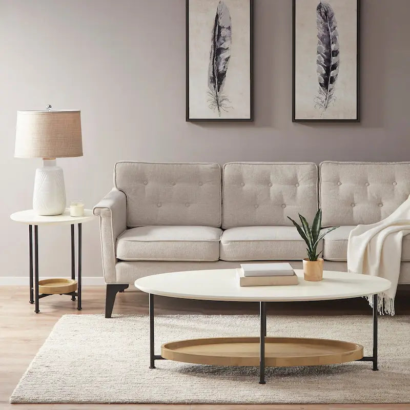 Table basse couleur naturelle