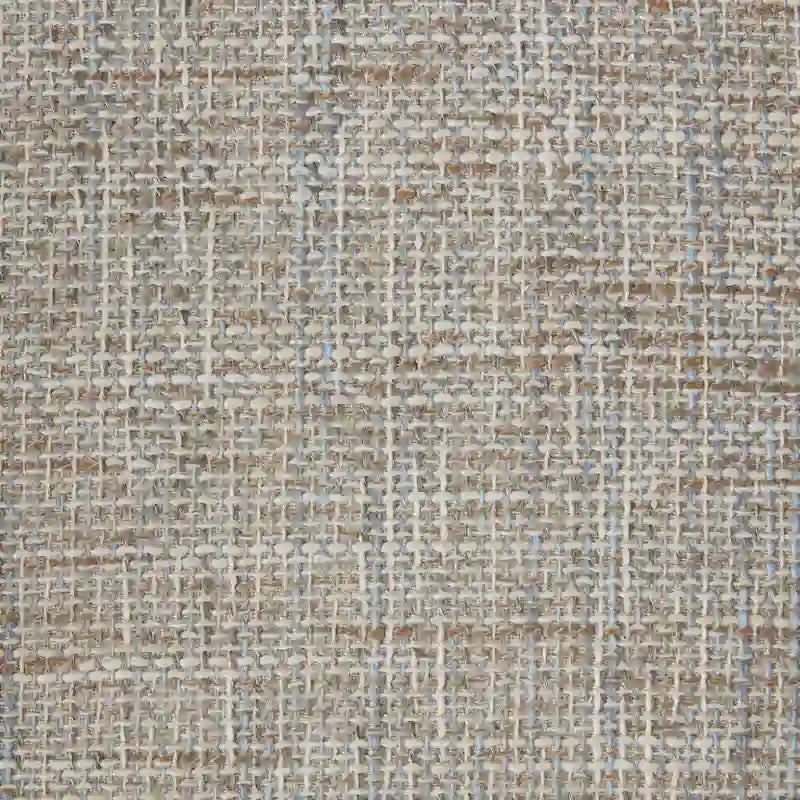 Fauteuil pivotant tapissé en tissu avec accoudoirs incurvés