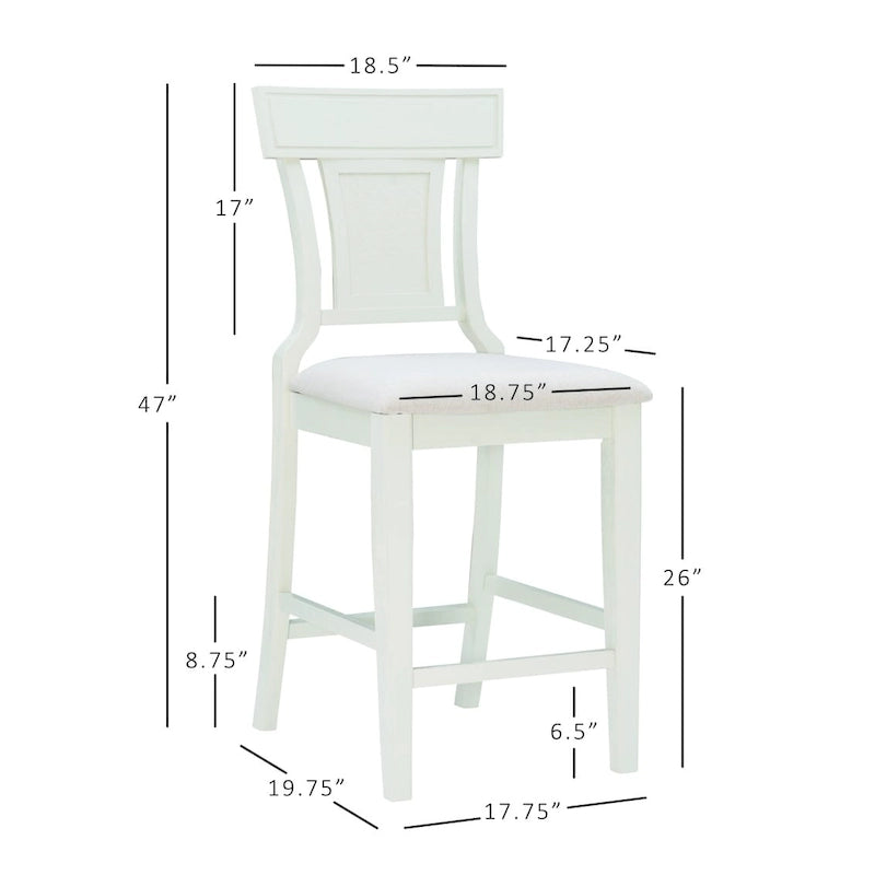 Tabourets de bar en rotin tressé de style rustique