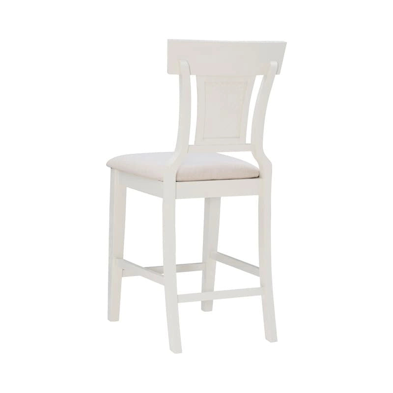 Tabourets de bar en rotin tressé de style rustique