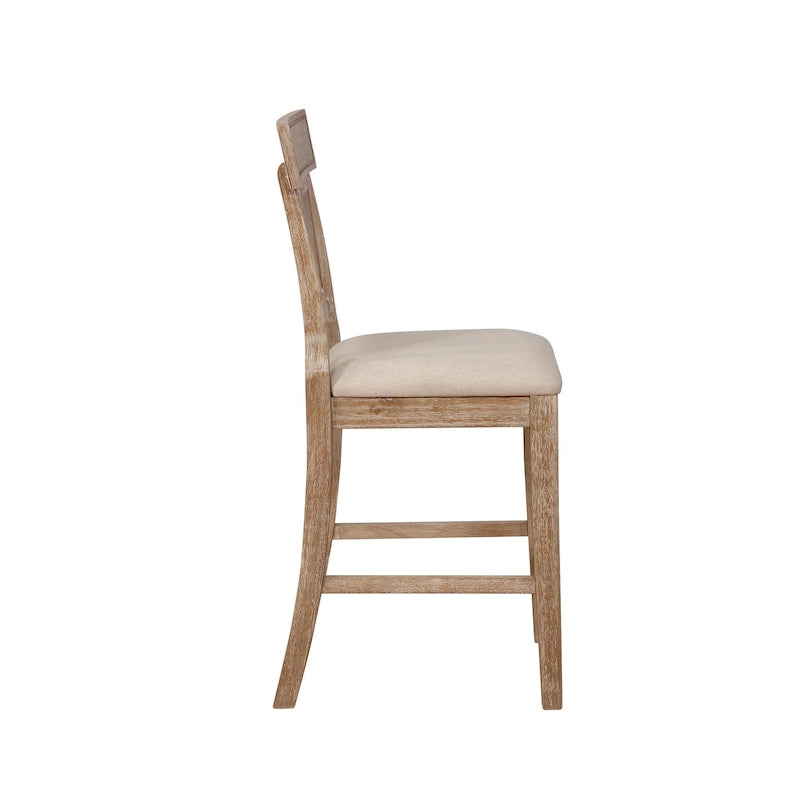 Tabourets de bar en rotin tressé de style rustique