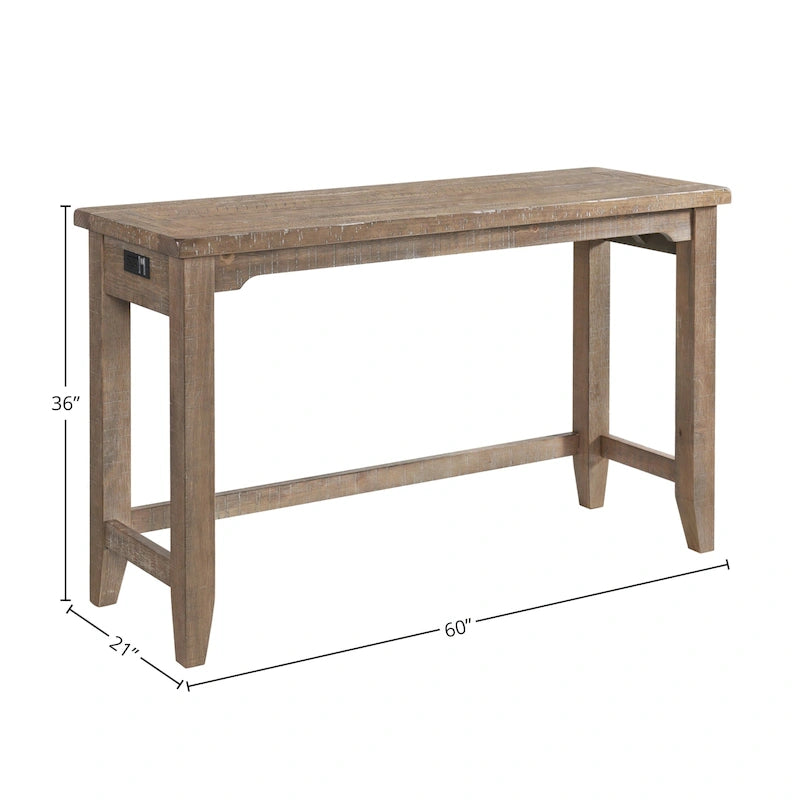Table de bar pour canapé 60