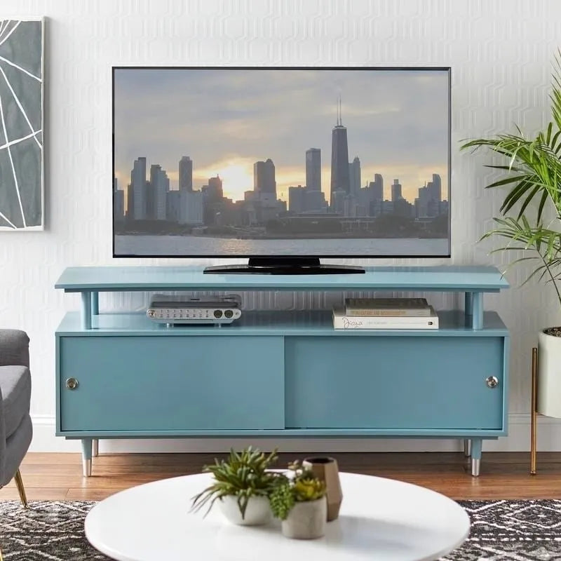 Meuble TV moderne en bois de style médiéval