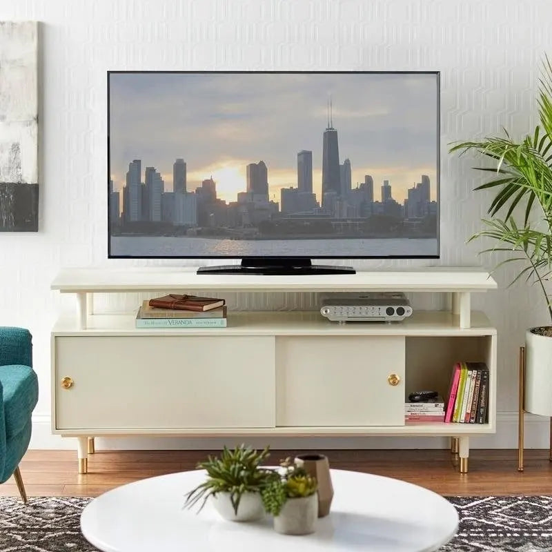 Meuble TV moderne en bois de style médiéval