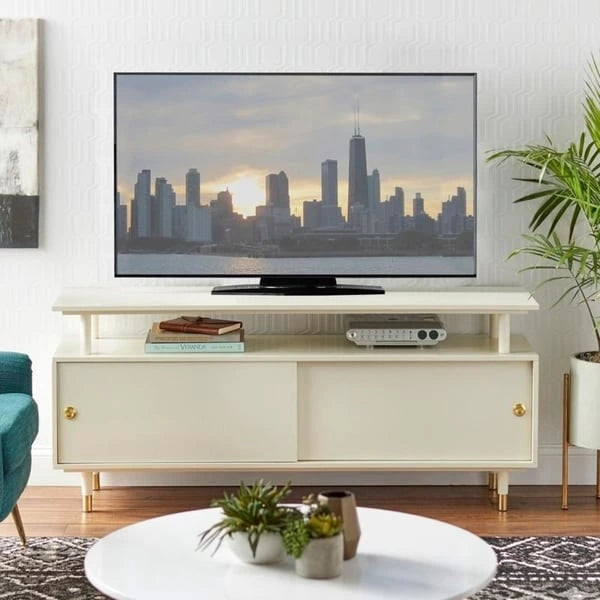 Meuble TV moderne en bois de style médiéval