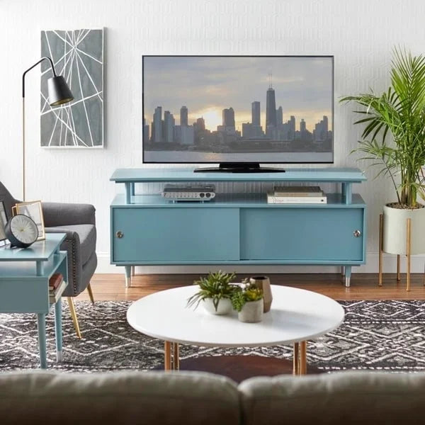 Meuble TV moderne en bois de style médiéval