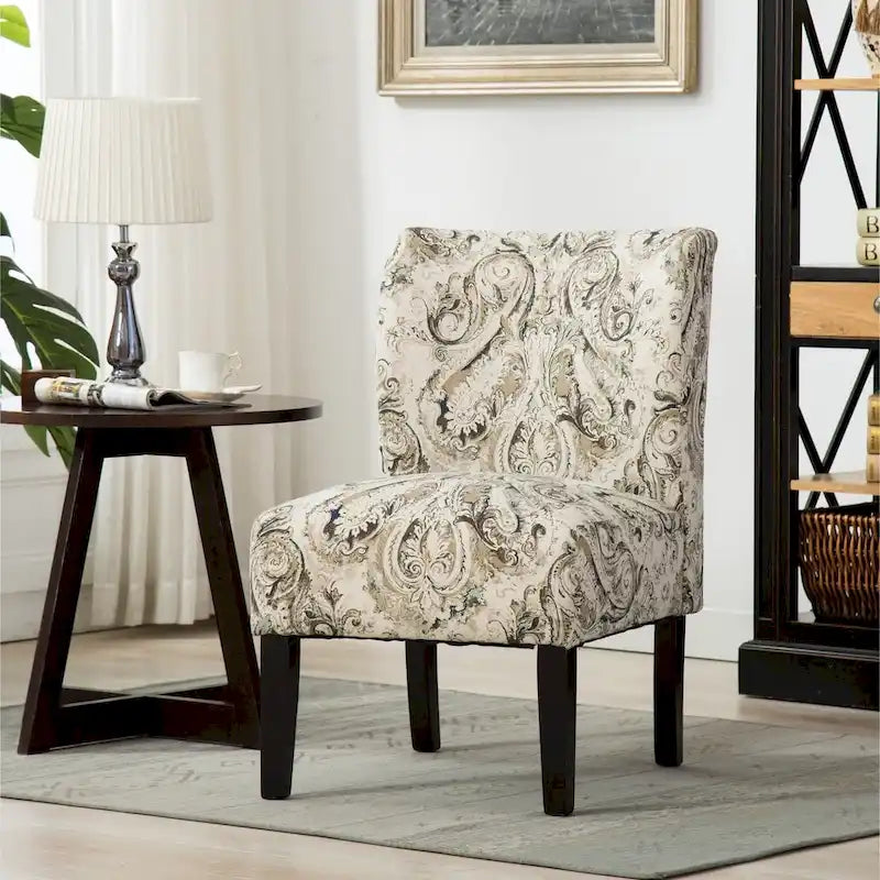 Le fauteuil d'appoint sans accoudoirs rembourré Curated Nomad Pavilion