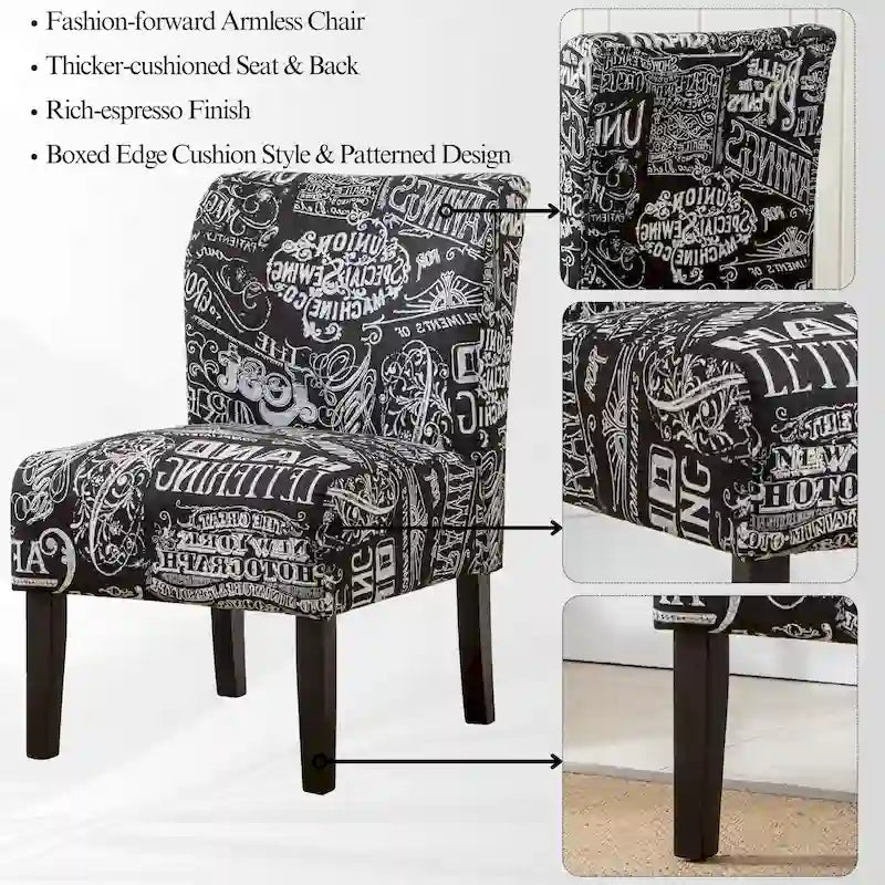 Le fauteuil d'appoint sans accoudoirs rembourré Curated Nomad Pavilion