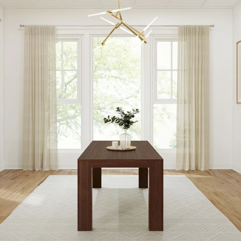 Table à manger rectangulaire moderne