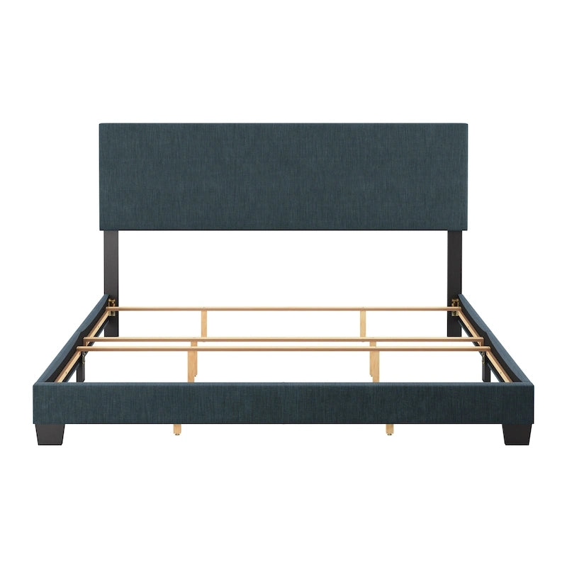 Lit King moderne, sommier tapissier requis