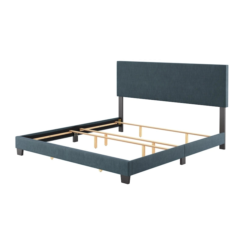 Lit King moderne, sommier tapissier requis
