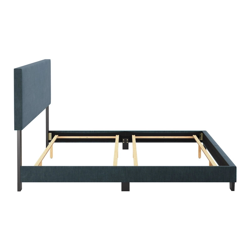 Lit King moderne, sommier tapissier requis
