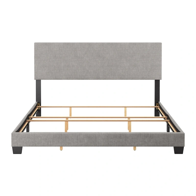 Lit King moderne, sommier tapissier requis