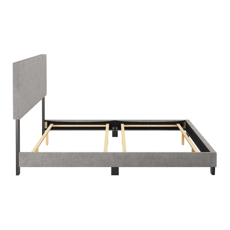 Lit King moderne, sommier tapissier requis