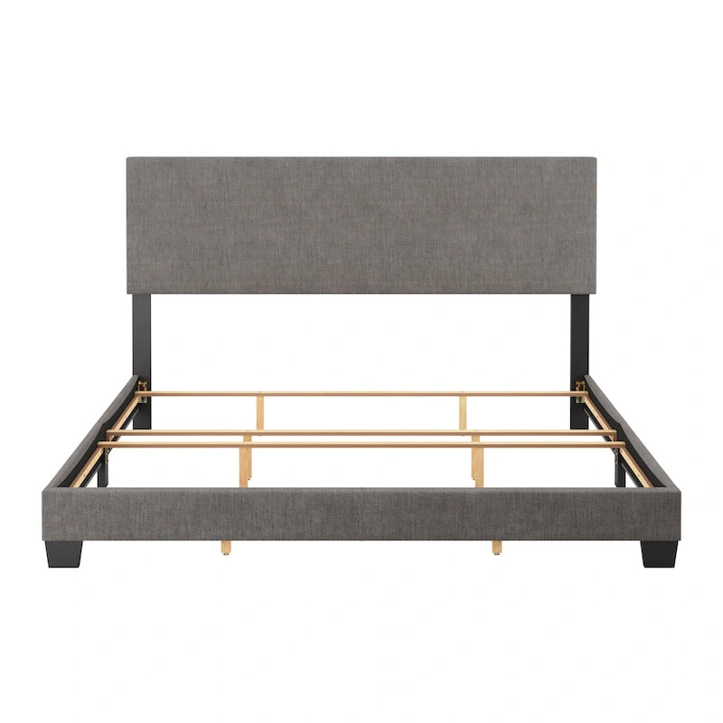 Lit King moderne, sommier tapissier requis