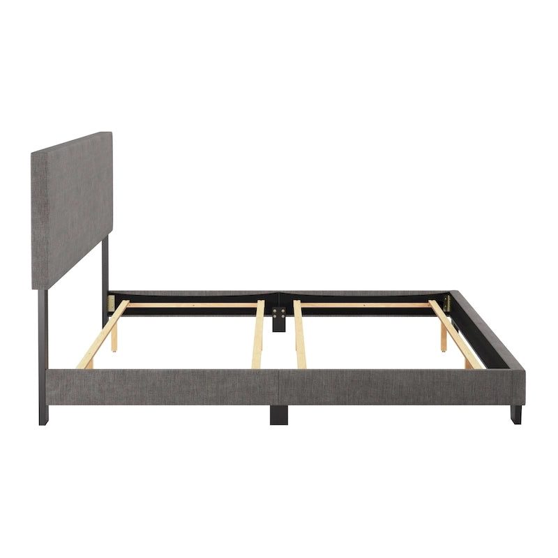 Lit King moderne, sommier tapissier requis