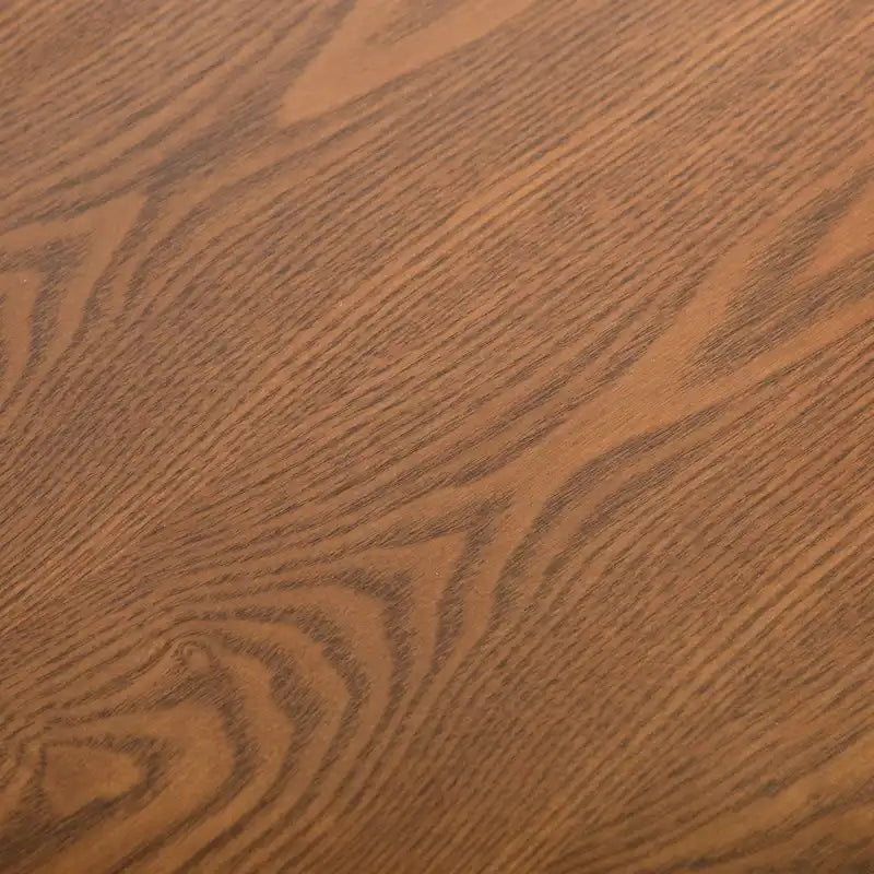 Table de chevet à deux tiroirs en noyer de style Mid-Century