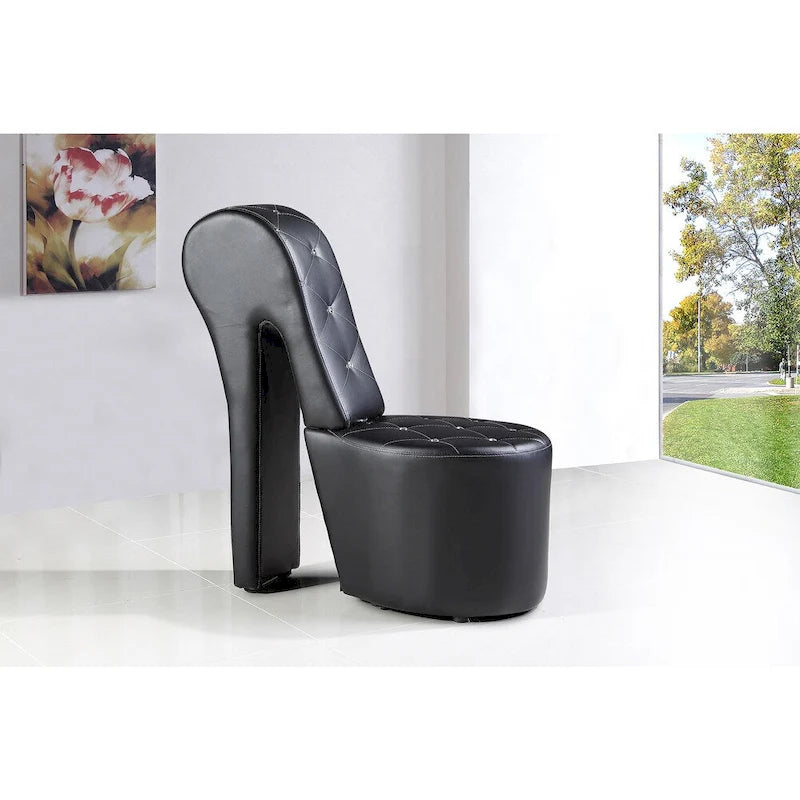 Fauteuil inclinable à talon haut et coussiné