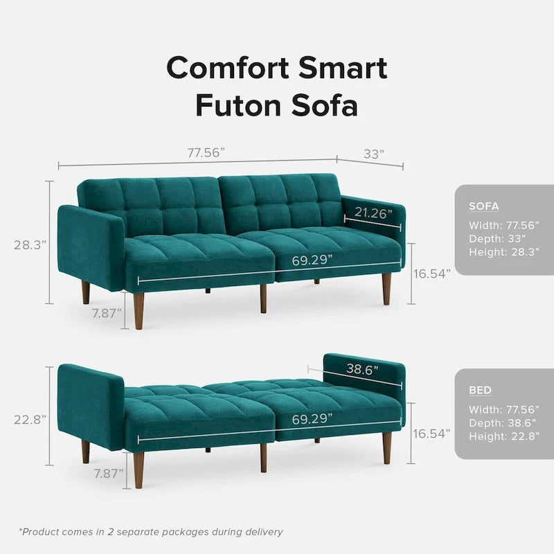 Canapé-lit convertible futon