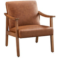 Fauteuil rembourré — Fauteuil en tissu bouclette