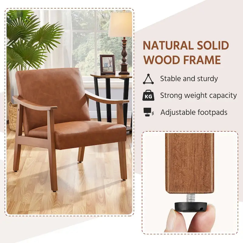 Fauteuil rembourré — Fauteuil en tissu bouclette