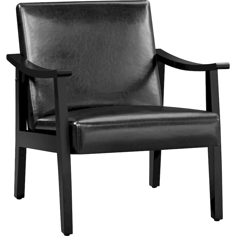 Fauteuil rembourré — Fauteuil en tissu bouclette