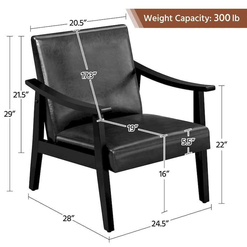 Fauteuil rembourré — Fauteuil en tissu bouclette