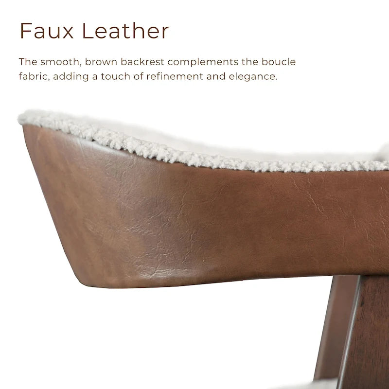 Chaises de salle à manger médiévales en tweed (lot de deux)
