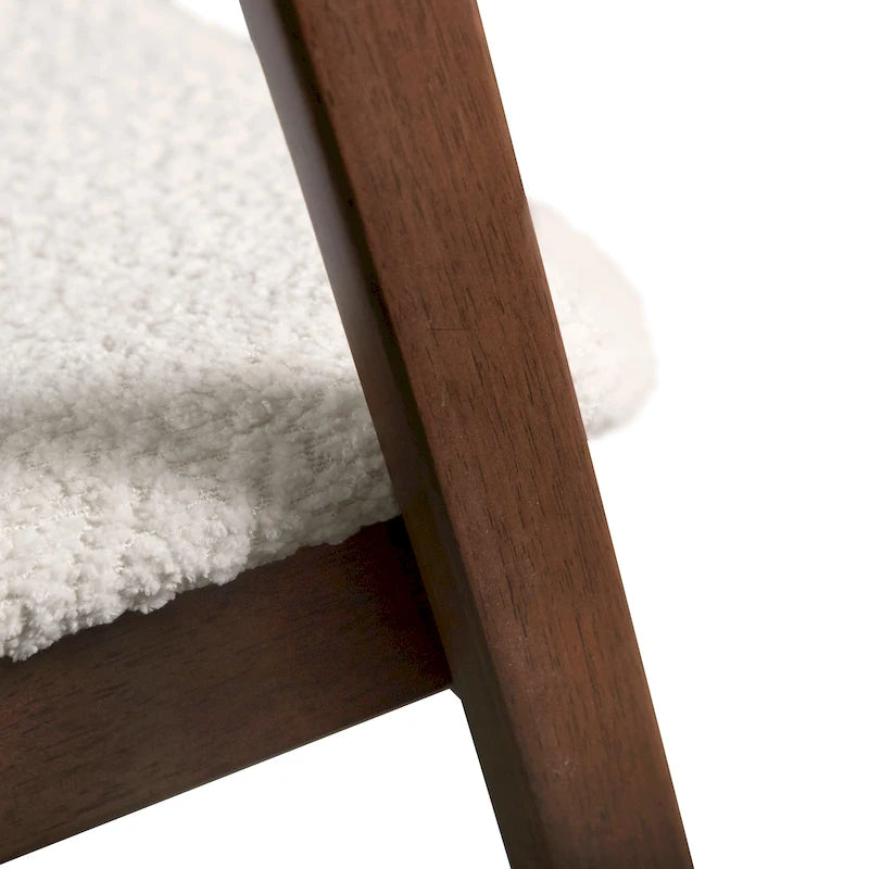 Chaises de salle à manger médiévales en tweed (lot de deux)