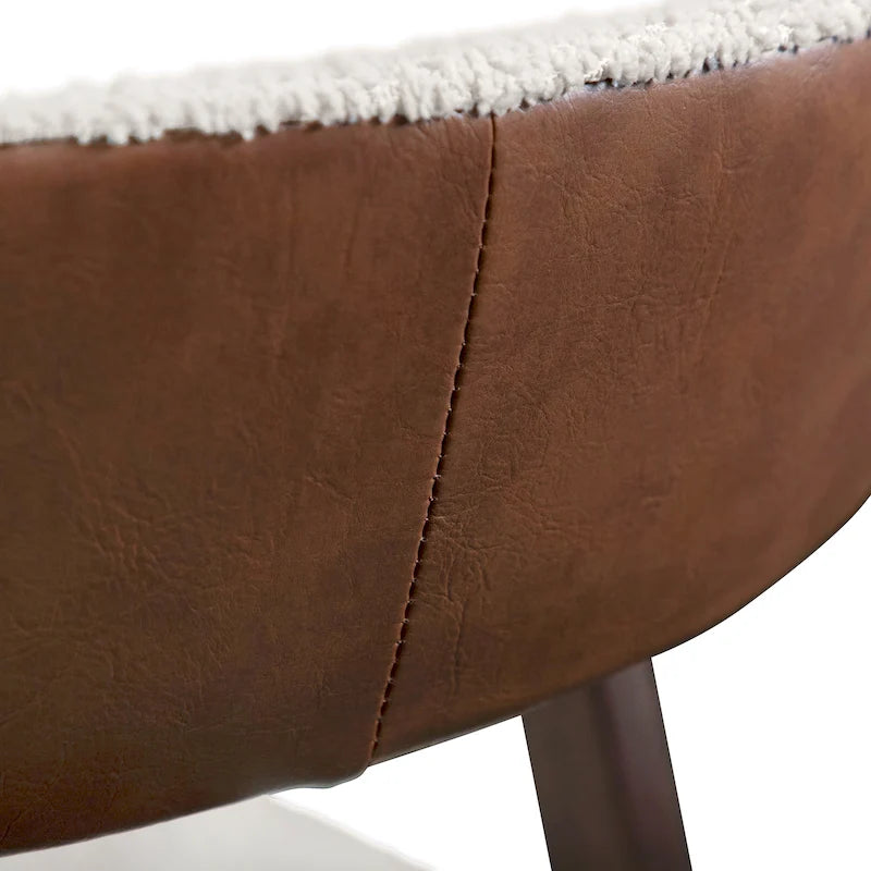 Chaises de salle à manger médiévales en tweed (lot de deux)
