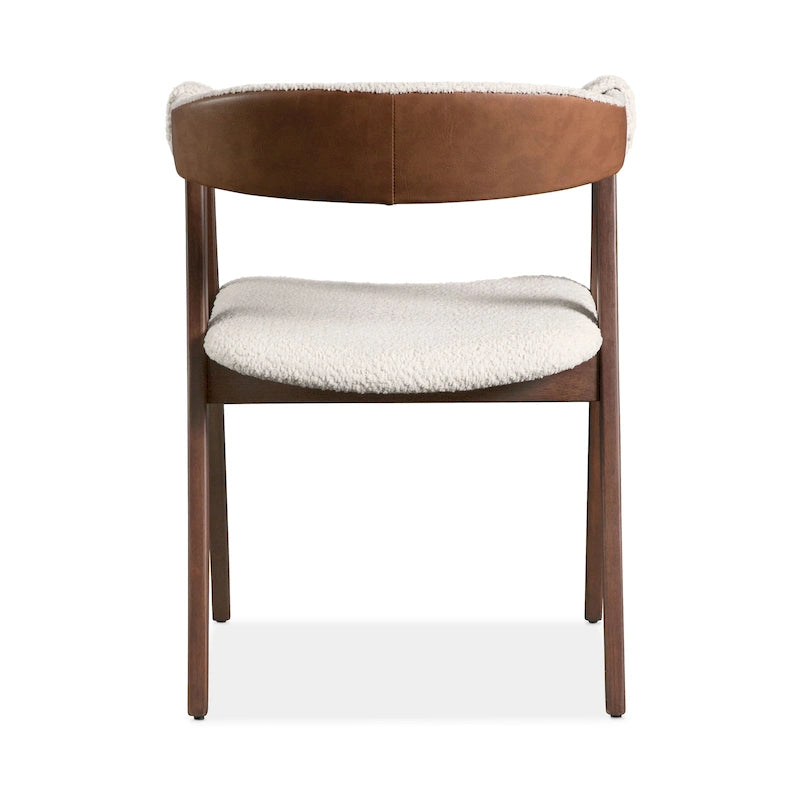 Chaises de salle à manger médiévales en tweed (lot de deux)