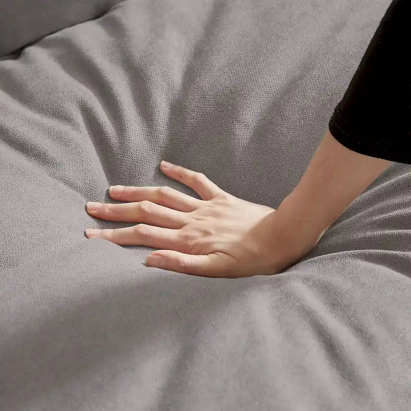 Canapé d'angle en L de 82,28 pouces (avec coussins nuage)