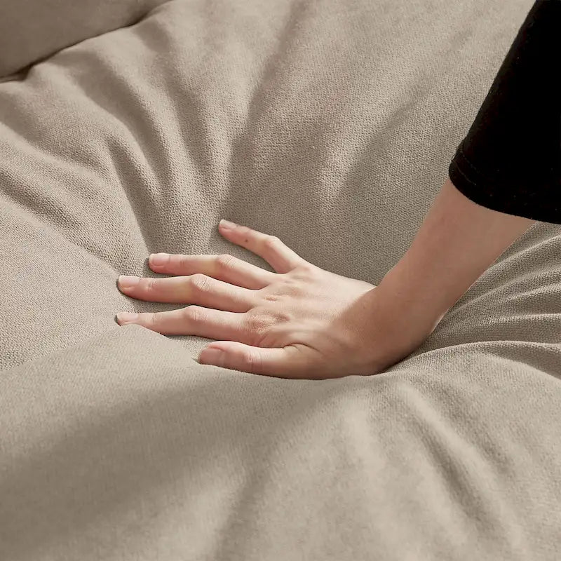Canapé d'angle en L de 82,28 pouces (avec coussins nuage)